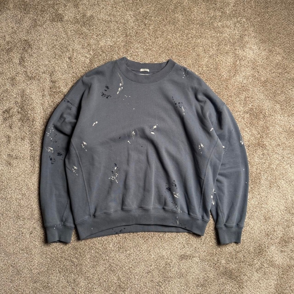 ABERCROMBIE & FITCH "OVERSIZED" PAINT SPLATTER CREWNECK